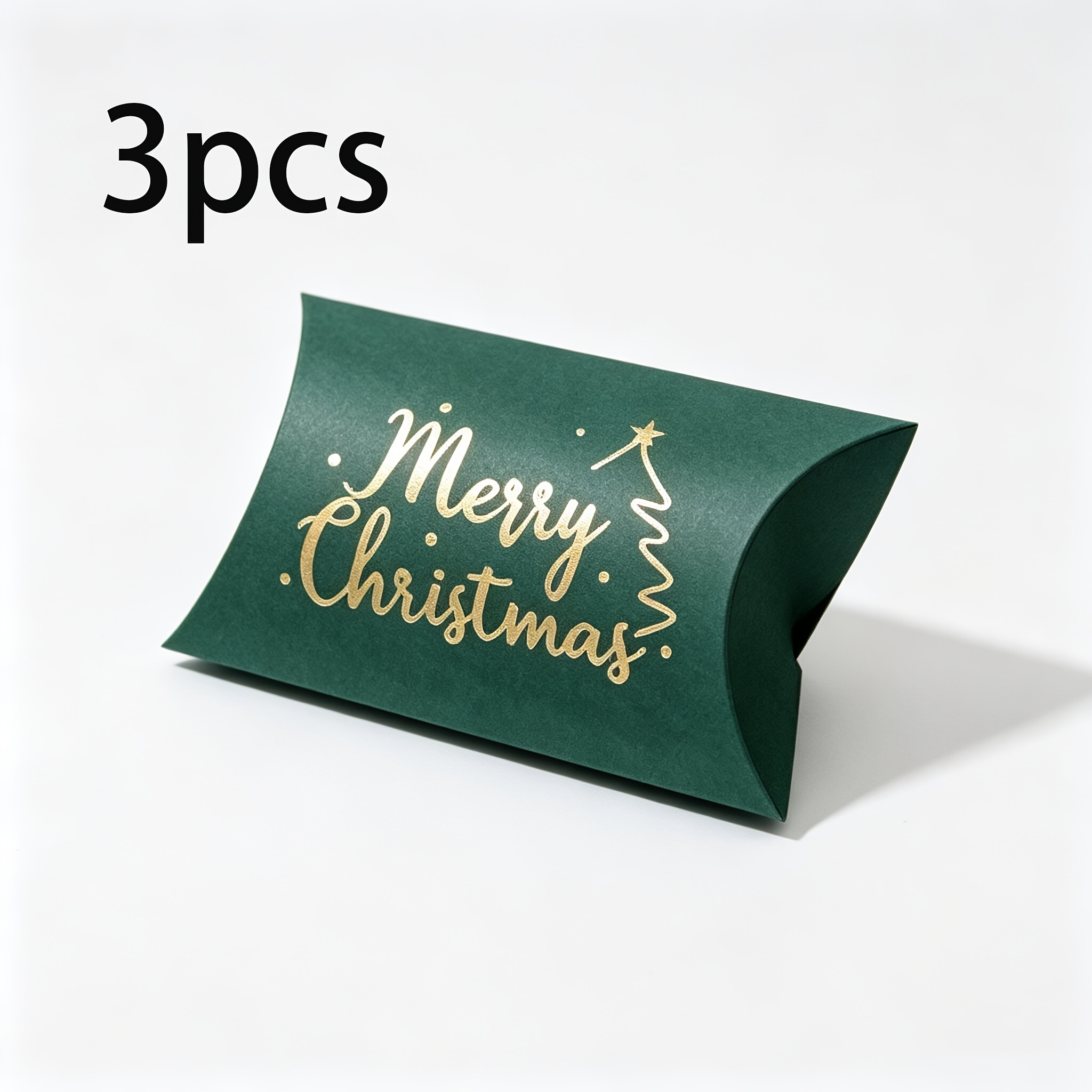 Christmas Gift Packaging Boxes, Set of 3 Holiday Boxes